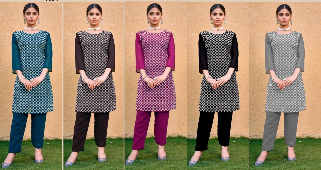 Chikan Embroidery Kurti
