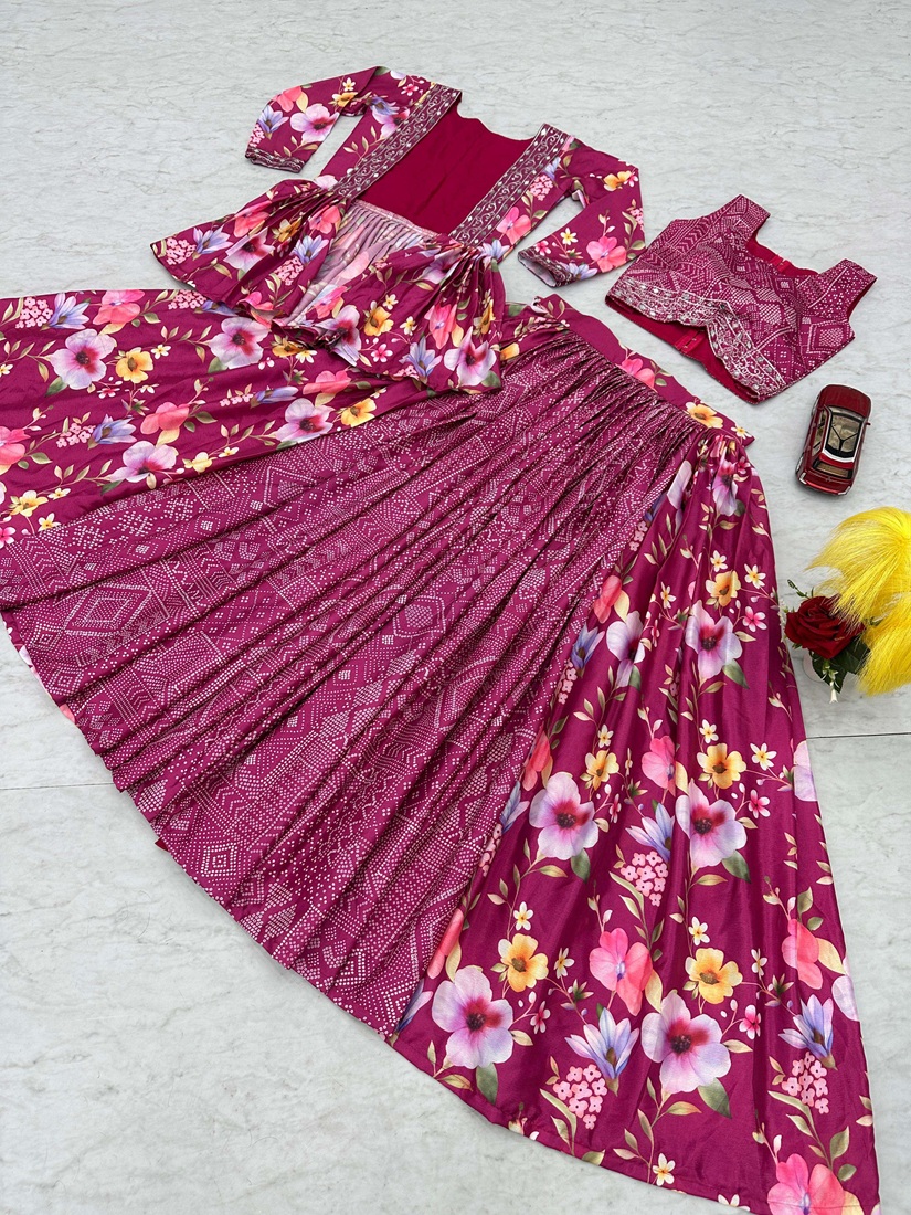 Indo-Western Top with Shrug