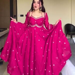 Faux Georgette Anarkali