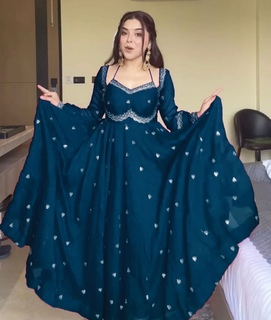 Faux Georgette Anarkali